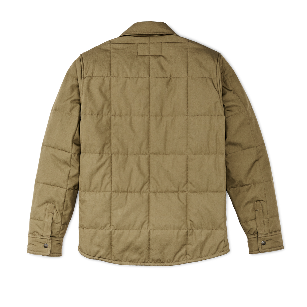Alternate view of the Filson Cover Cloth Quilted Jac-shirt - Olive Drab