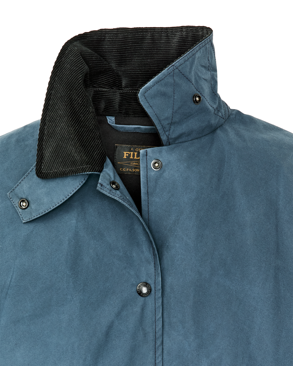 Alternate view of the Filson Women's Harbor Front Waxed Jacket - Navy