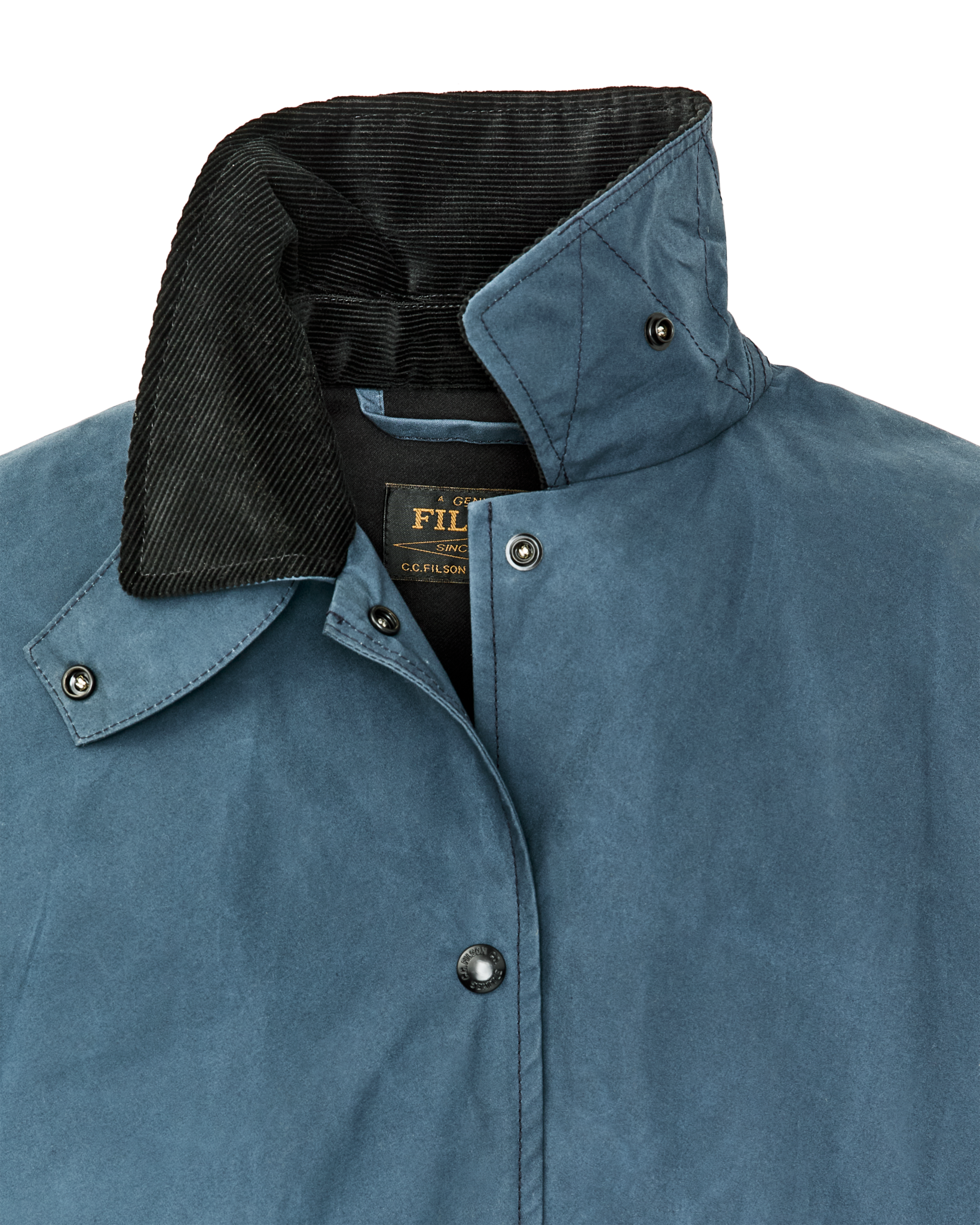 Alternate view of the Filson Women's Harbor Front Waxed Jacket - Navy