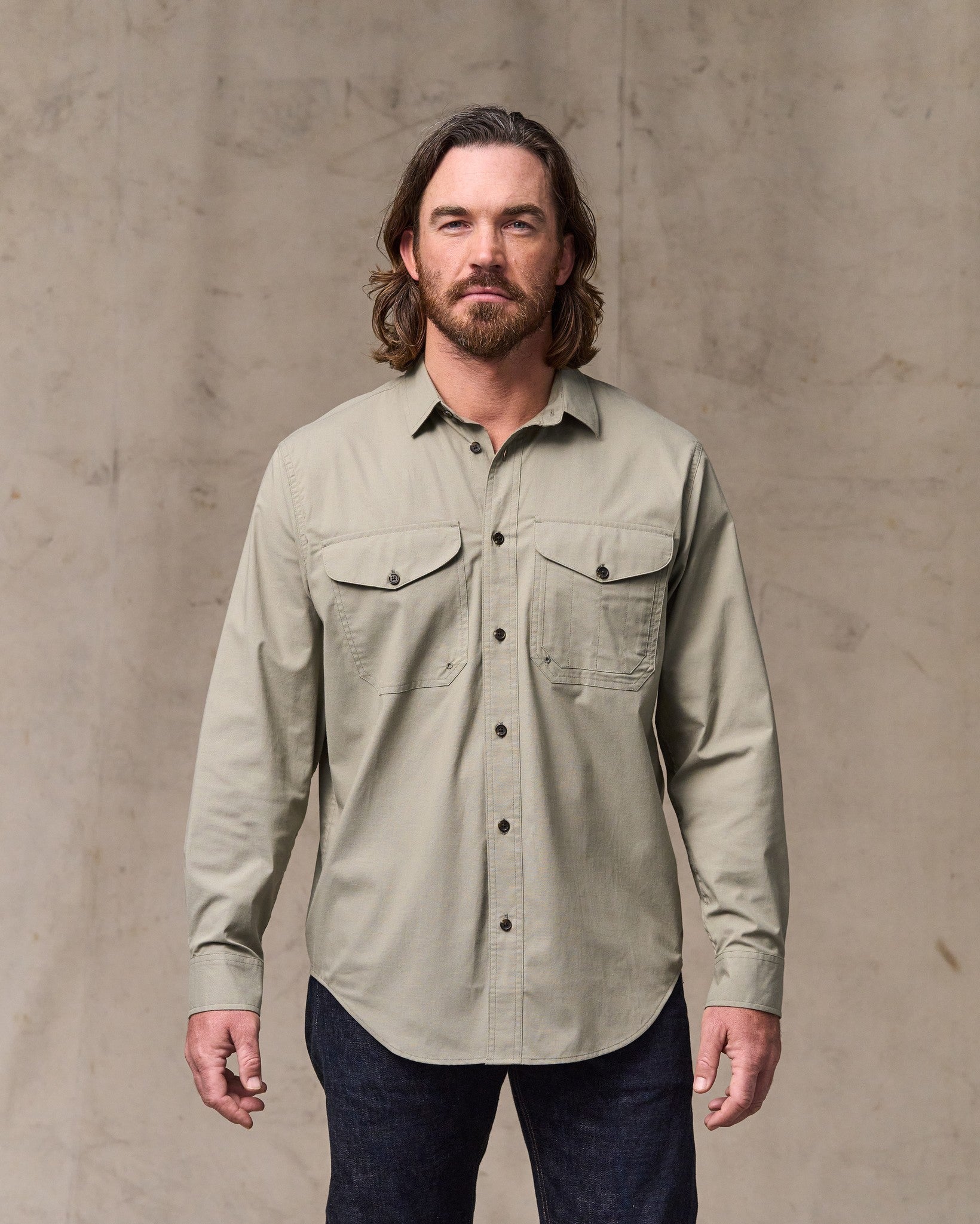 Twin Lakes Sport Shirt - Dark Clay | Filson