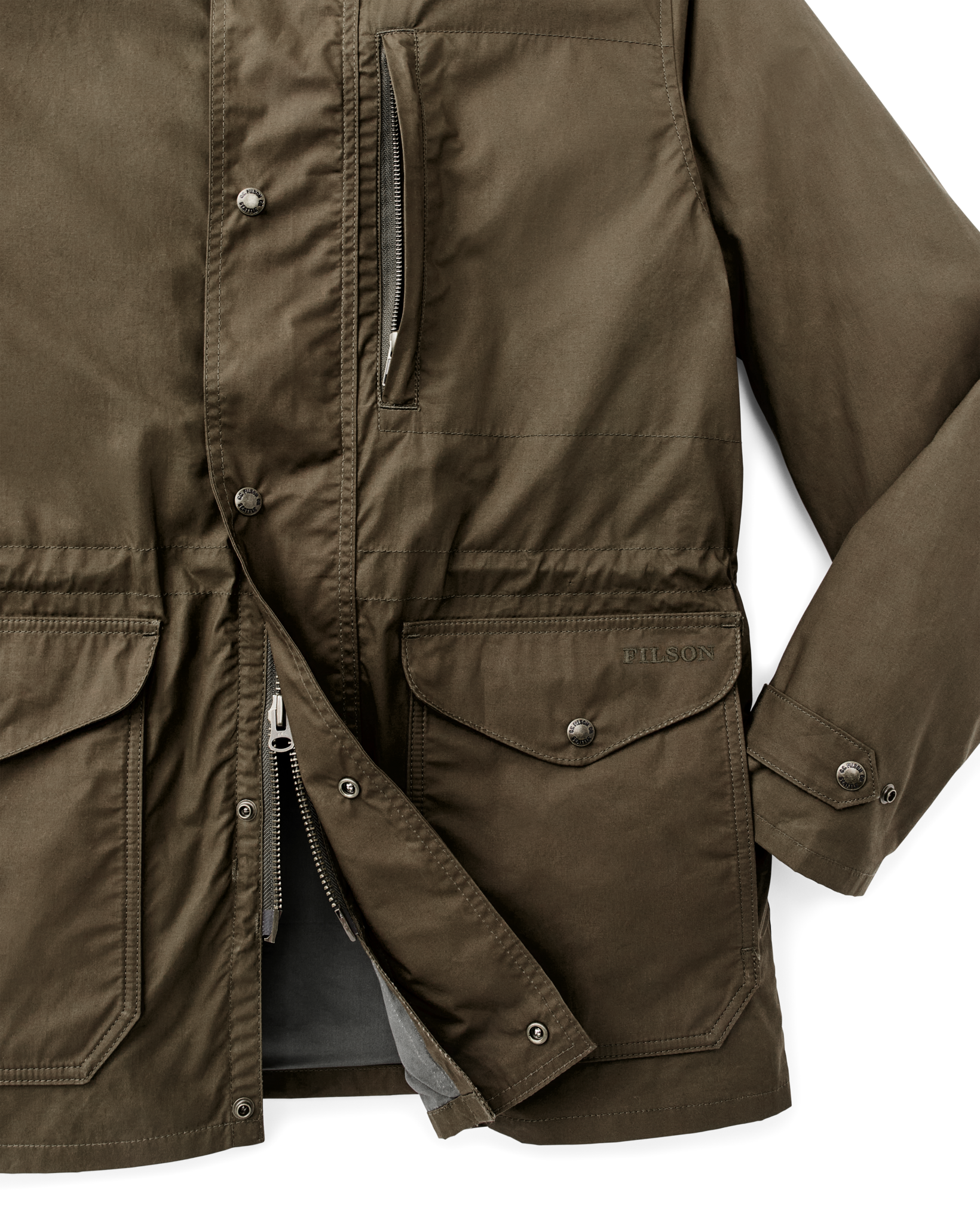 Dry Wax Mile Marker Coat - Burnt Olive