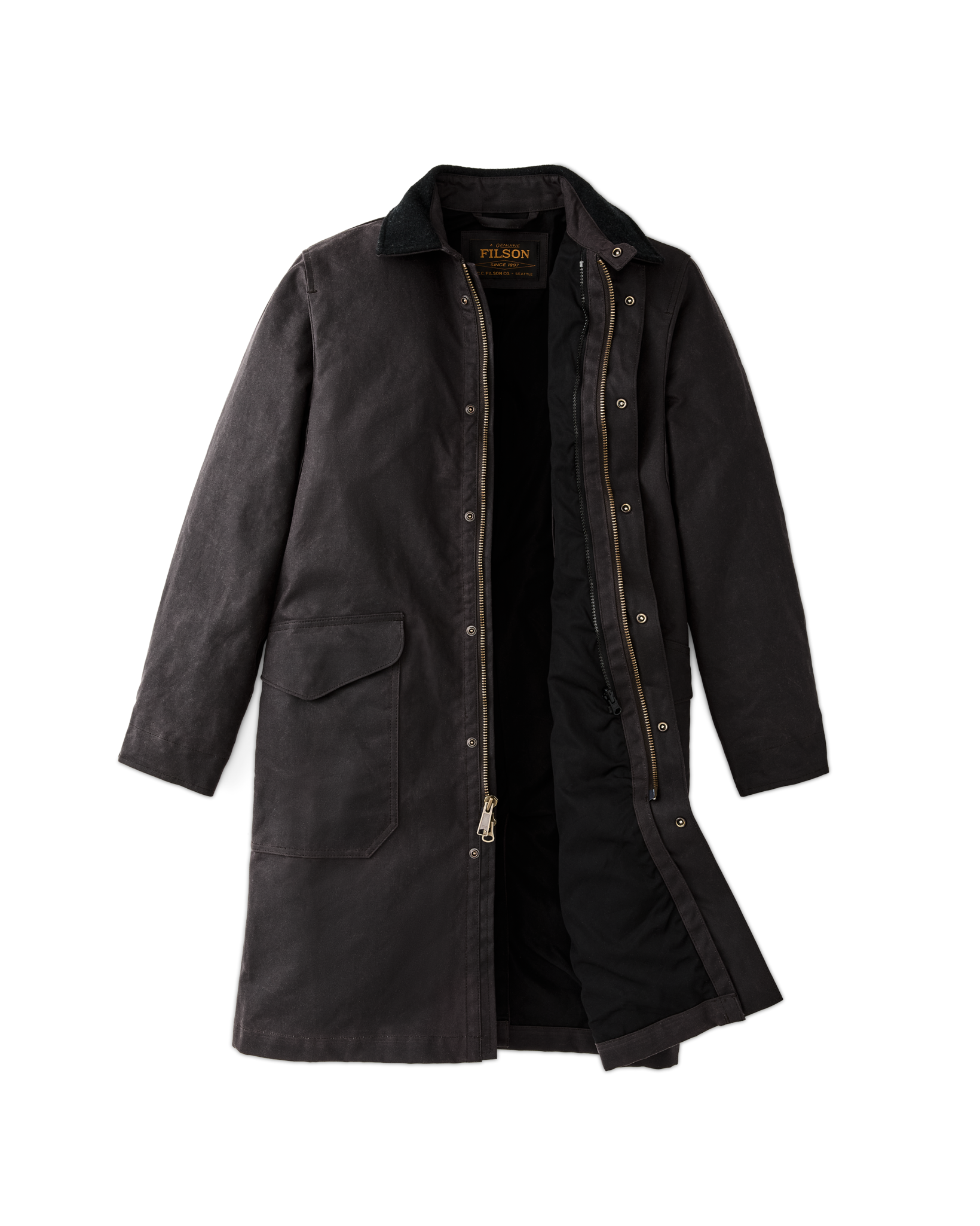 Filson Trench Coat - Cinder