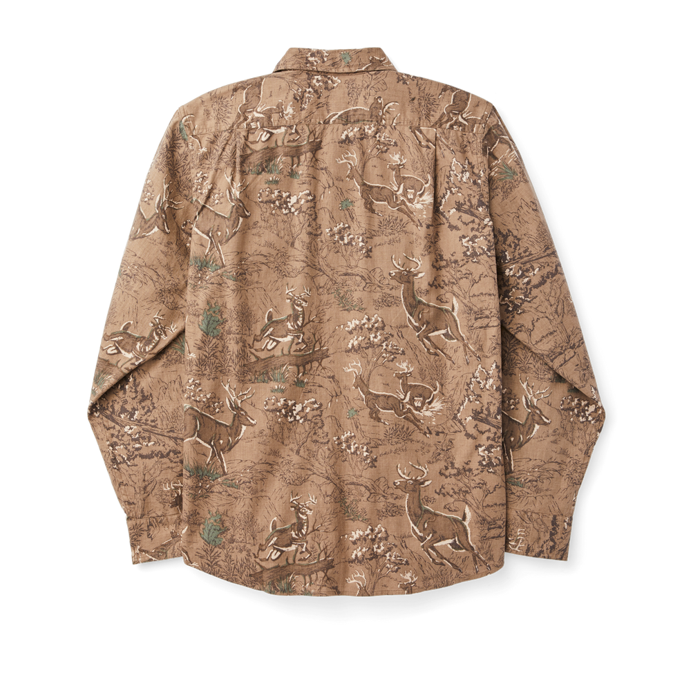 Alternate view of the Filson Scout Shirt (fast Track ) - Brown (deer Print)