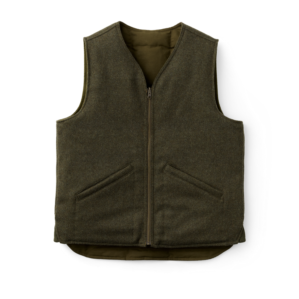 Alternate view of the Filson Buckland Down Vest - Forest Green