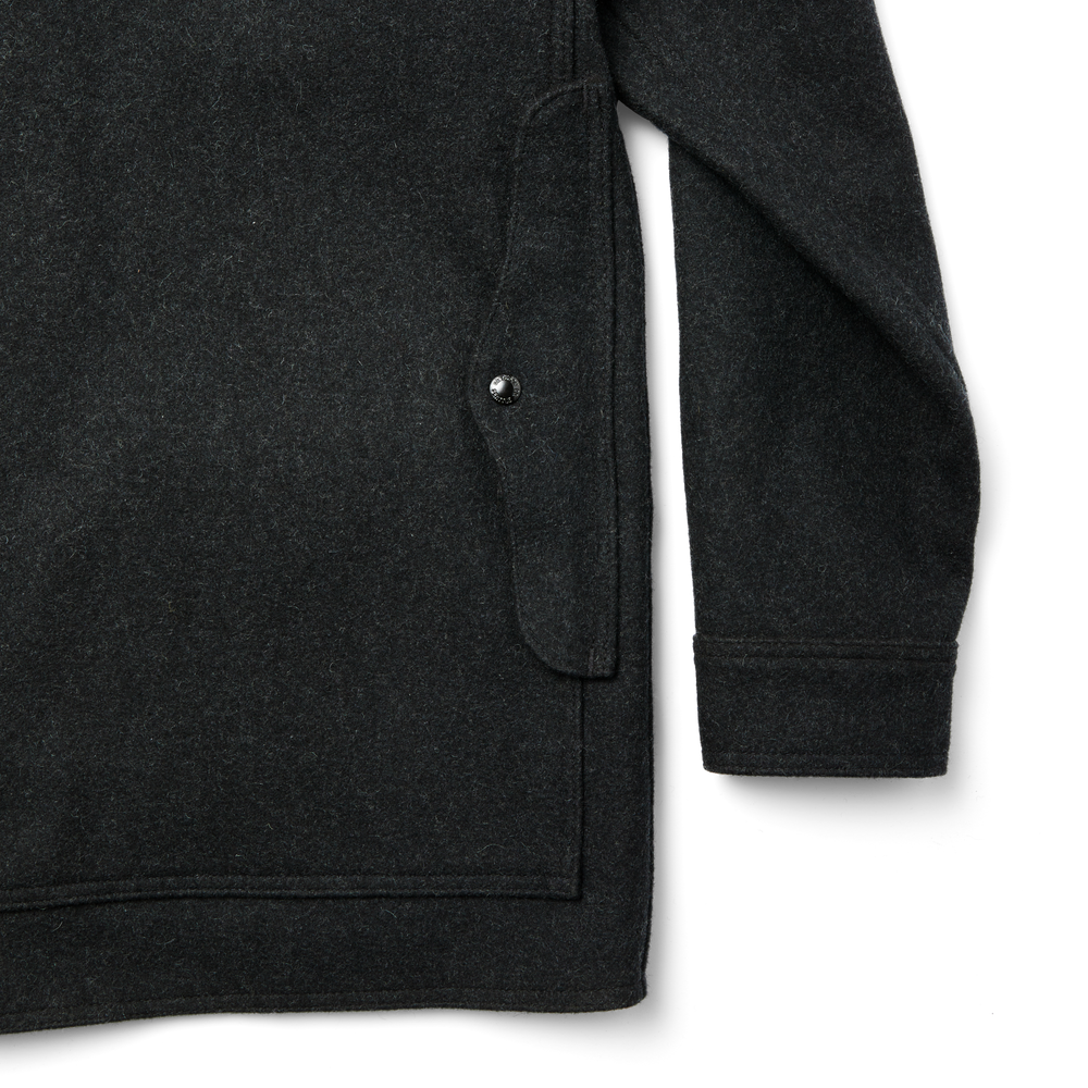 Alternate view of the Filson Mackinaw Wool Cruiser Jacket - Charcoal / Solid