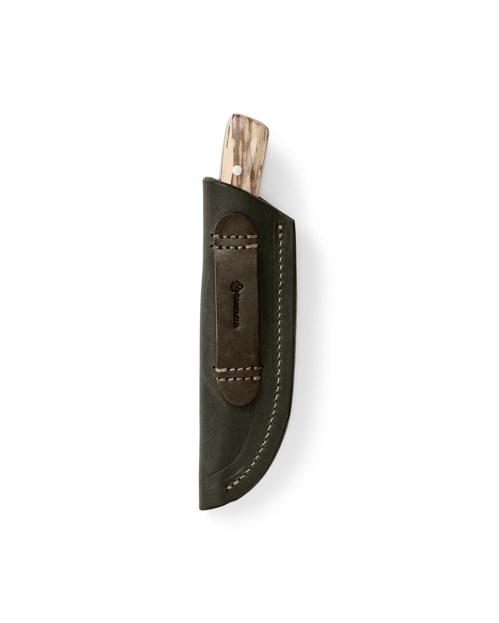 Graycloud Tracker Knife - Spalted Alder / Leopardwood