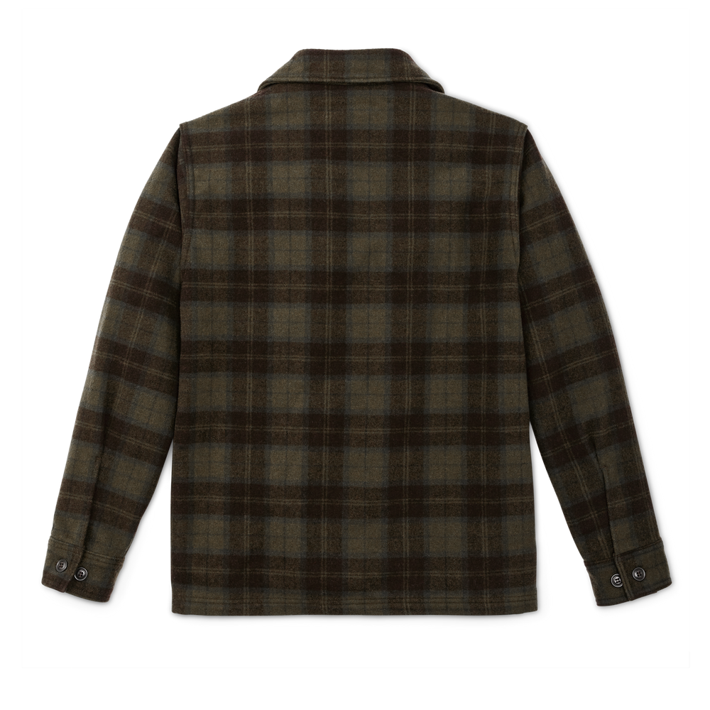 Alternate view of the Filson Wool Jac-shirt - Olive / Brown Plaid