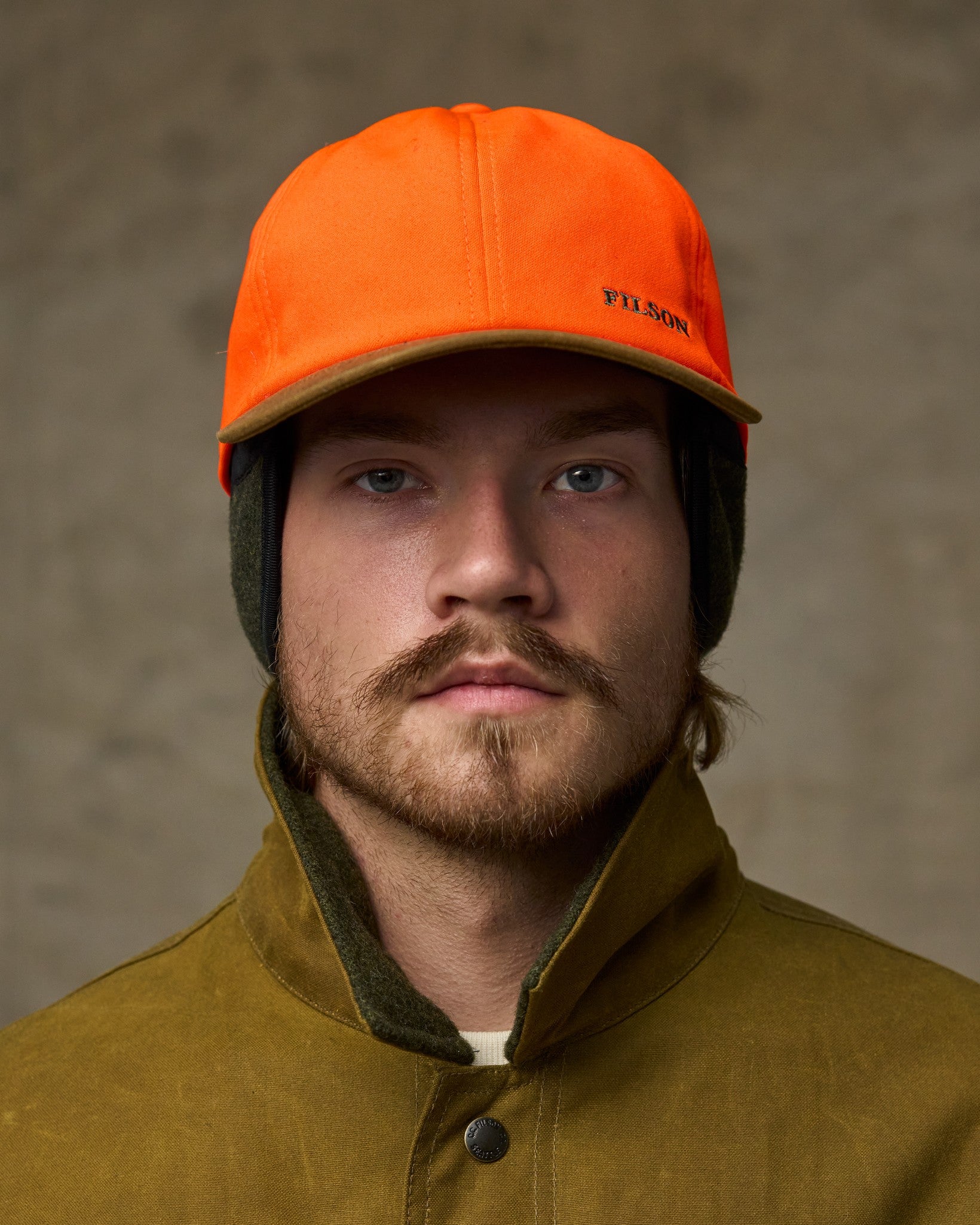 Insulated Blaze/tin Cloth Cap - Desert Tan / Blaze Orange
