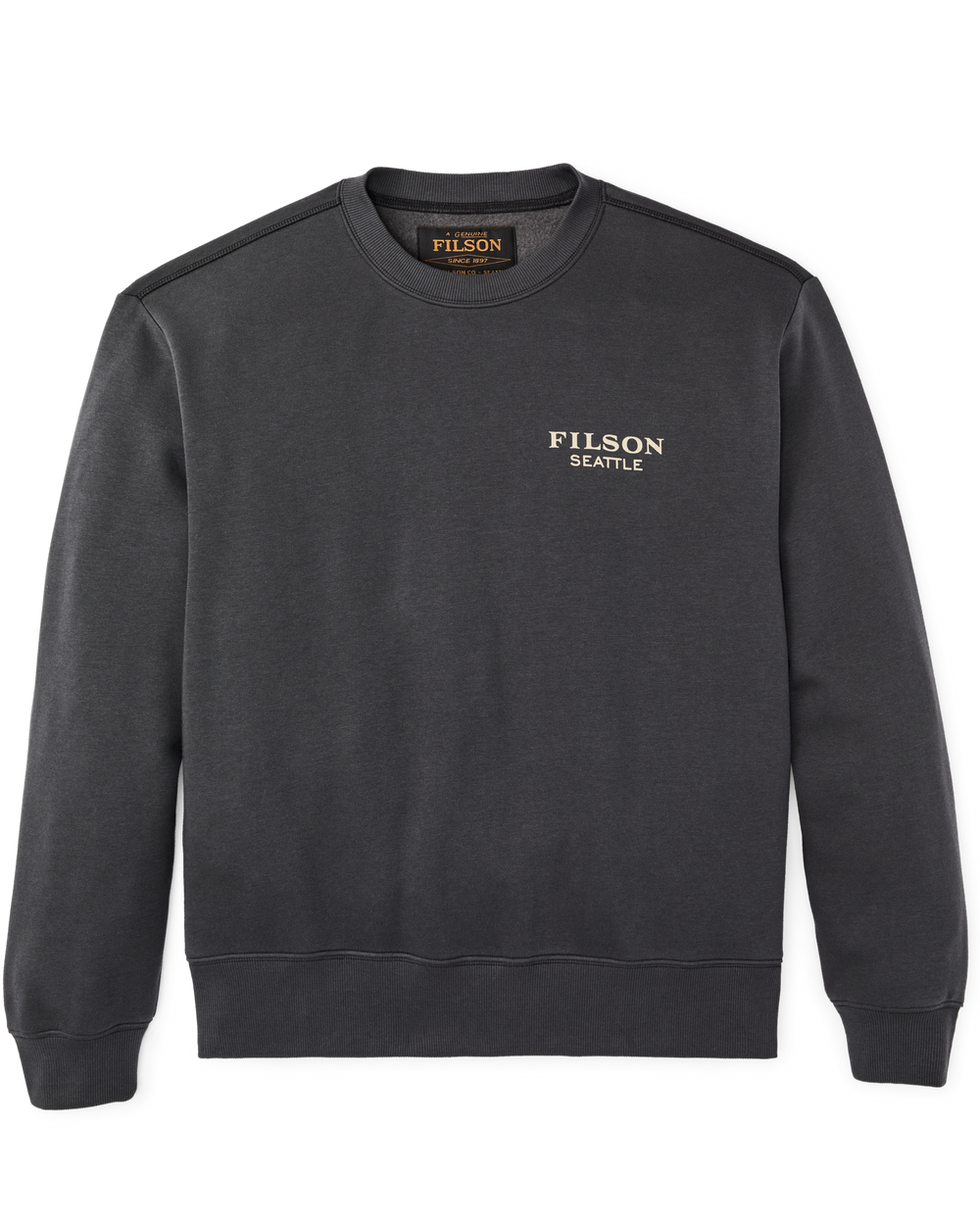 Seattle Graphic Crewneck - Faded Black