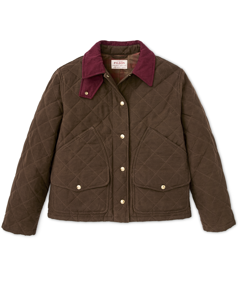 Women's Quilted Outfitter Jacket - Dark Brown