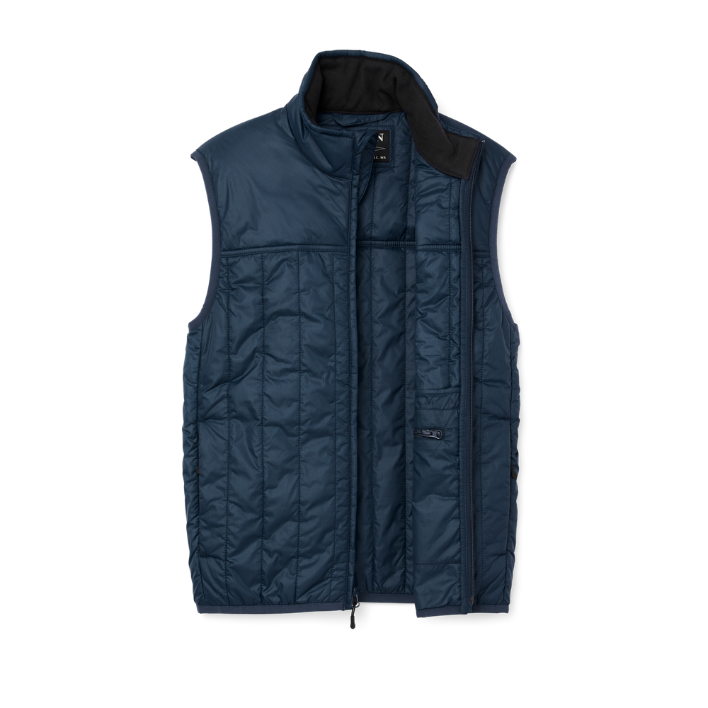 Alternate view of the Filson Ultralight Vest - Charred Teal