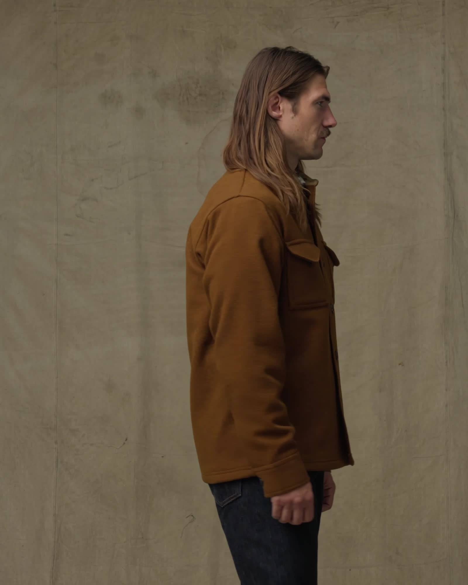 Mackinaw Wool Jac-shirt - Chessie Tan