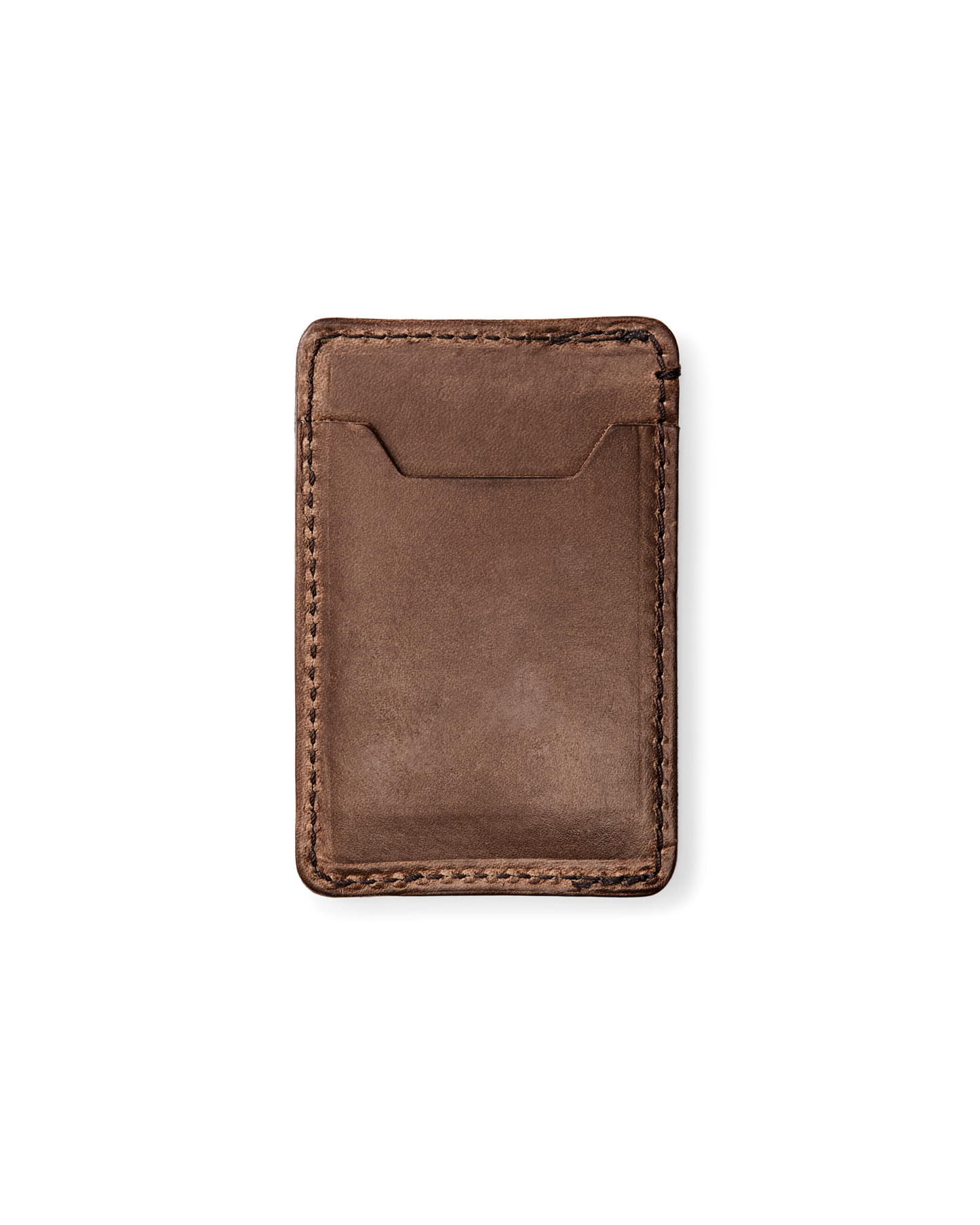 Alternate view of the Filson Filson Leather Card Case - Natural Brown