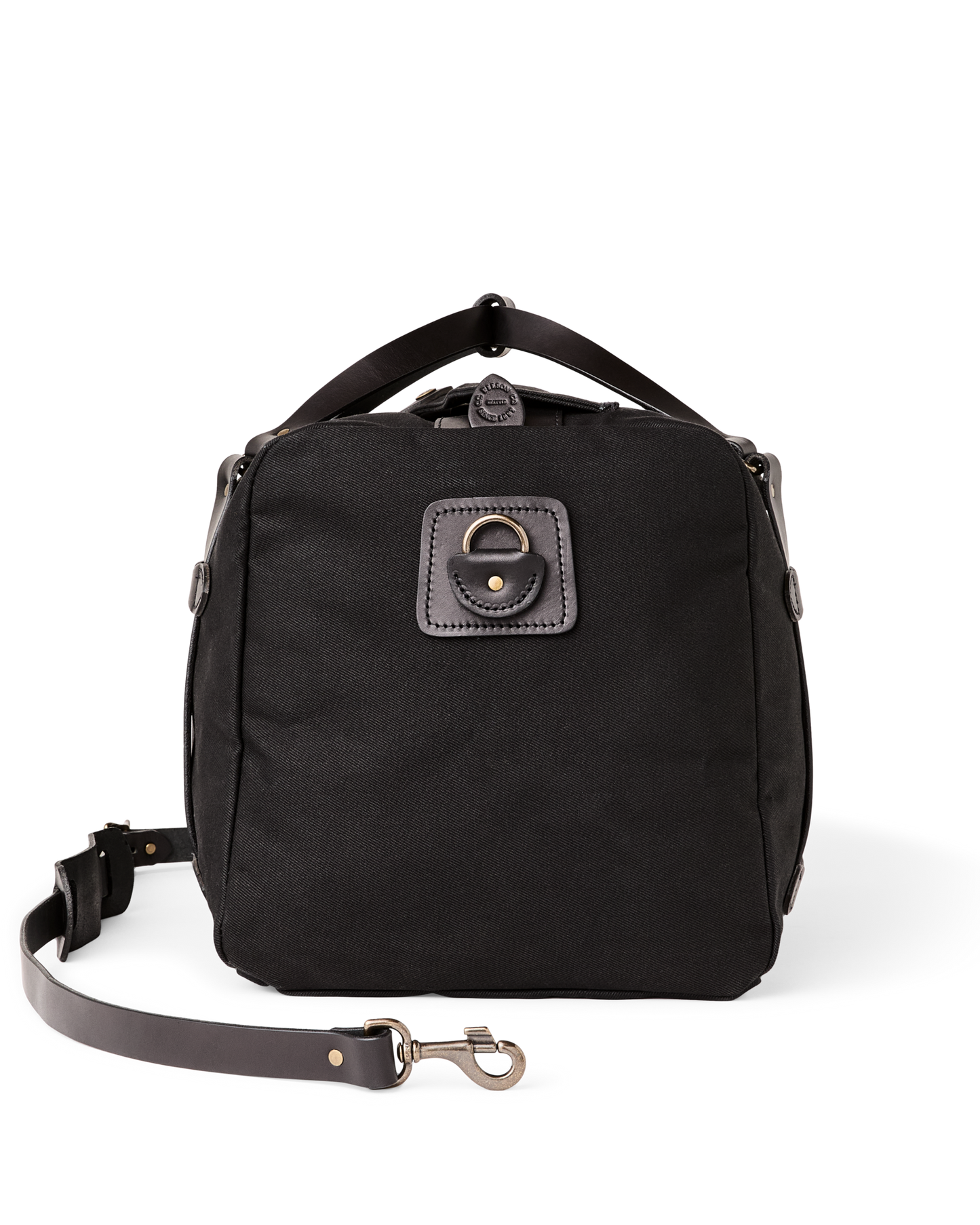 Alternate view of the Filson Medium Rugged Twill Duffle Bag - Black