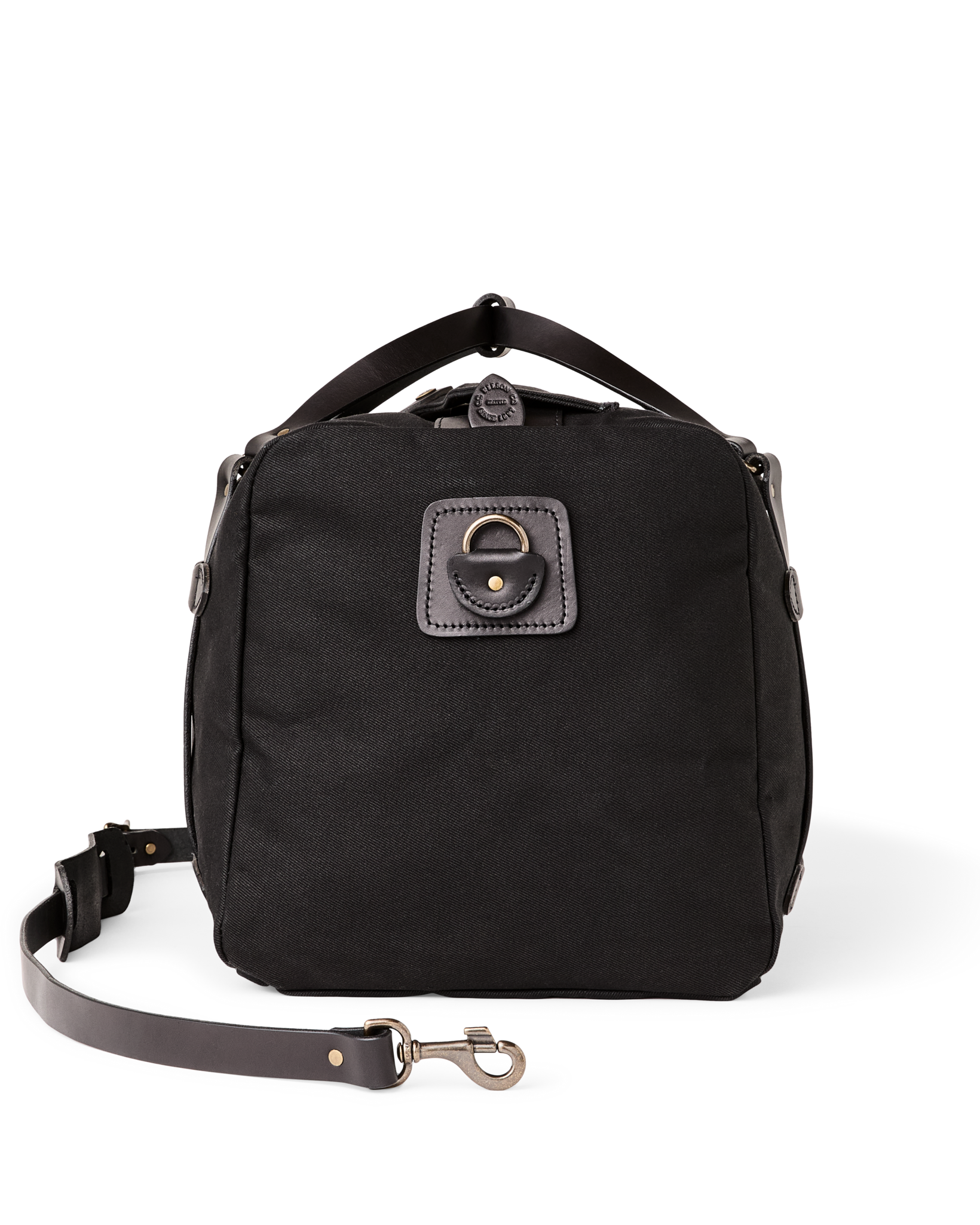 Alternate view of the Filson Medium Rugged Twill Duffle Bag - Black