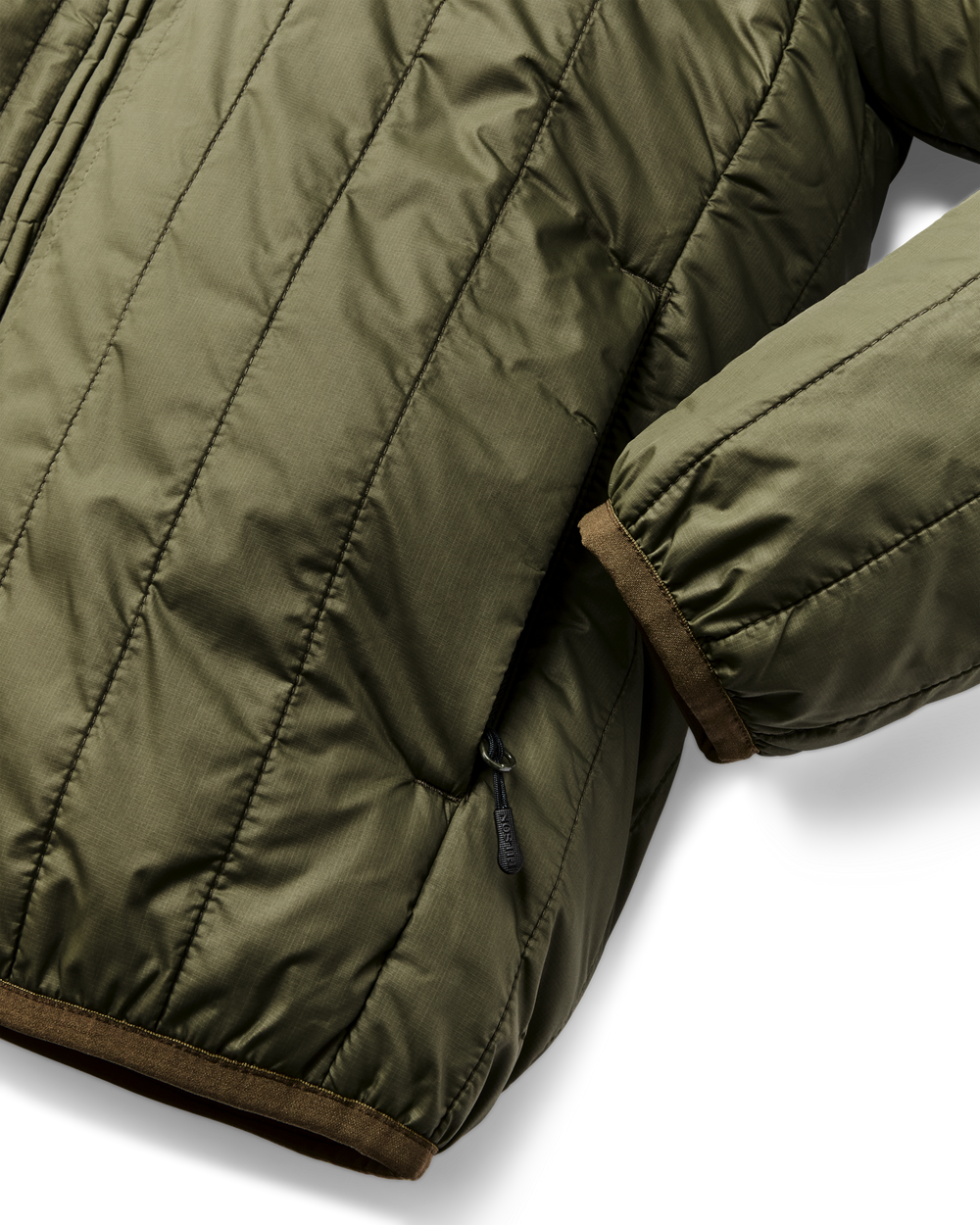 Alternate view of the Filson Ultralight Jacket - Dark Olive Drab