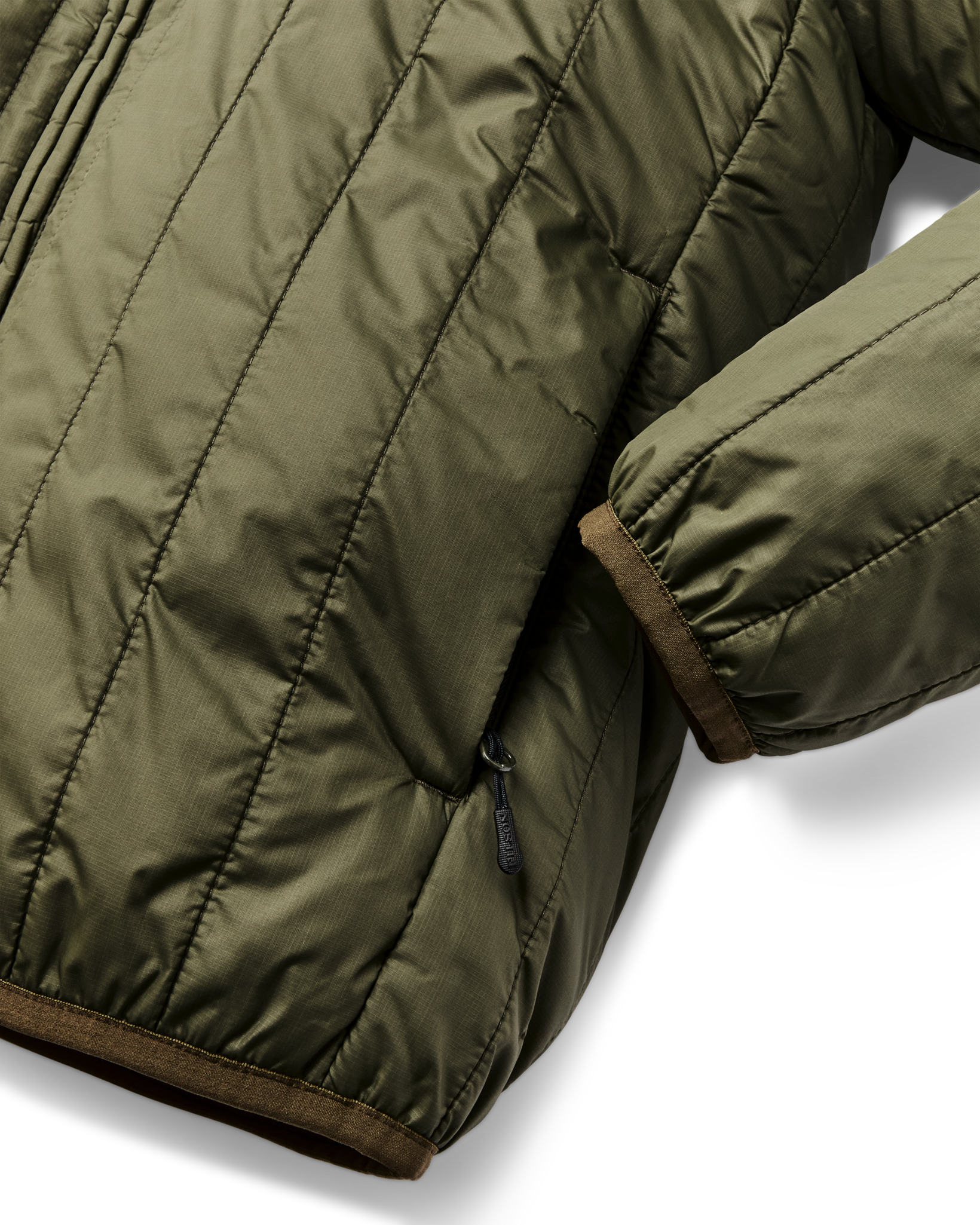 Alternate view of the Filson Ultralight Jacket - Dark Olive Drab