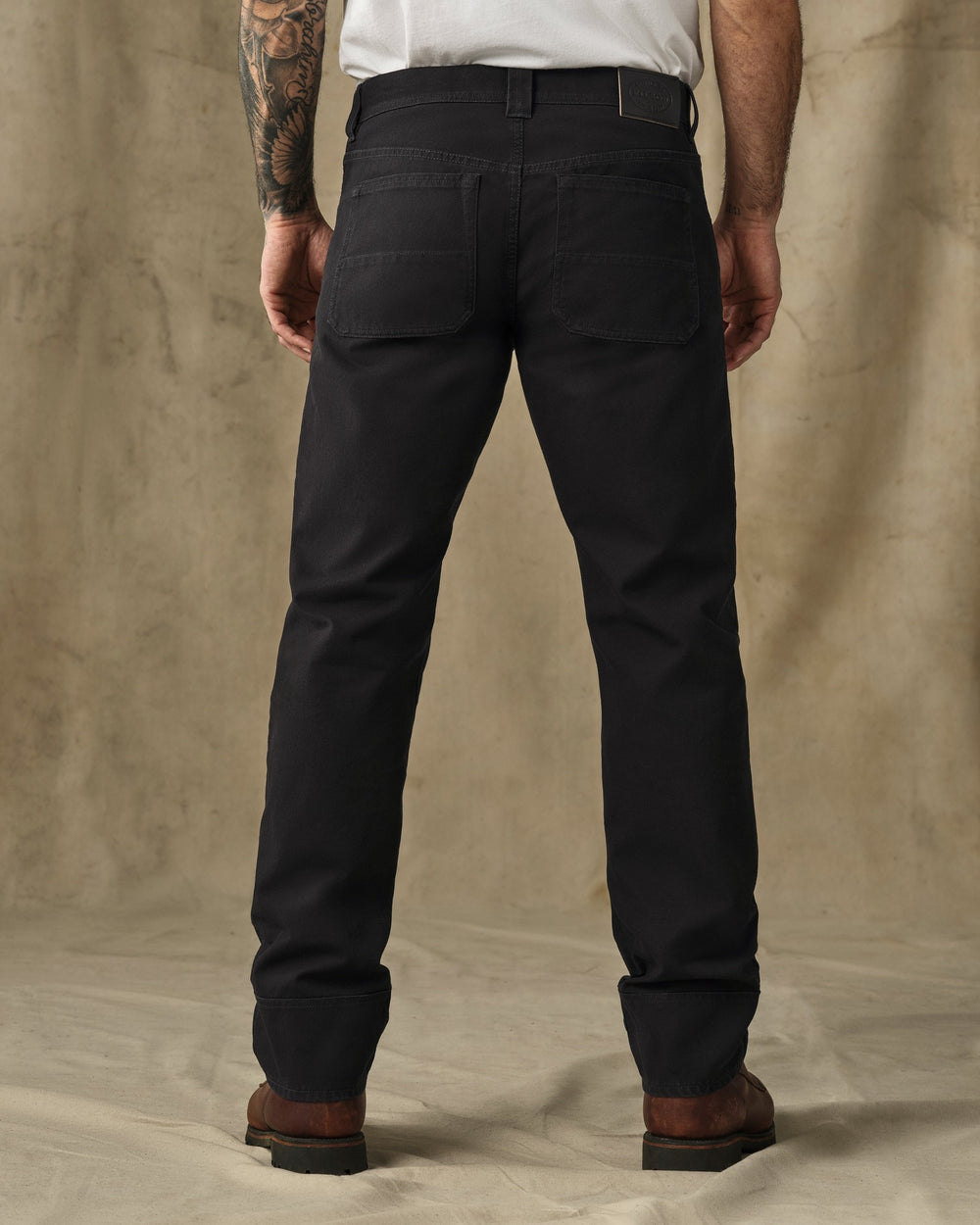 Dry Tin Cloth 5-Pocket Pants - Black