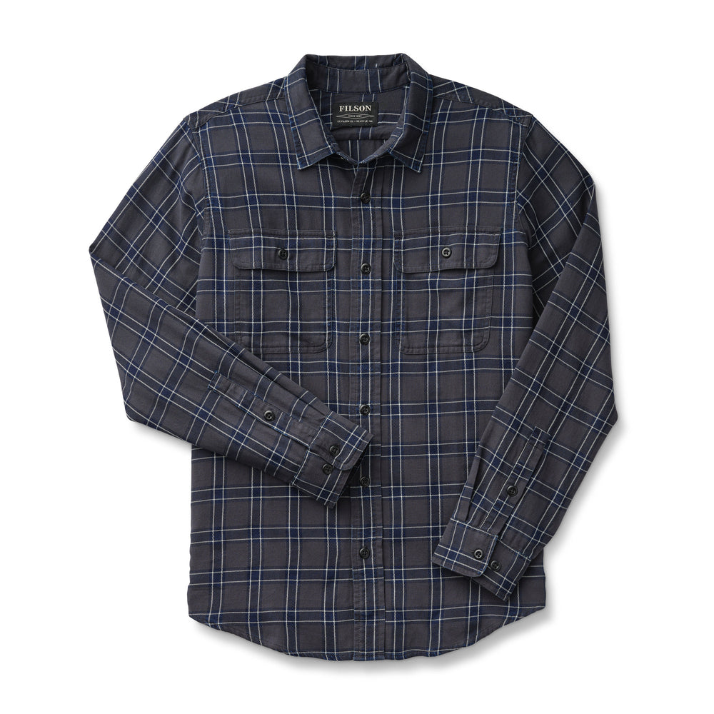 Scout Shirt - Faded Black/indigo/white Plaid
