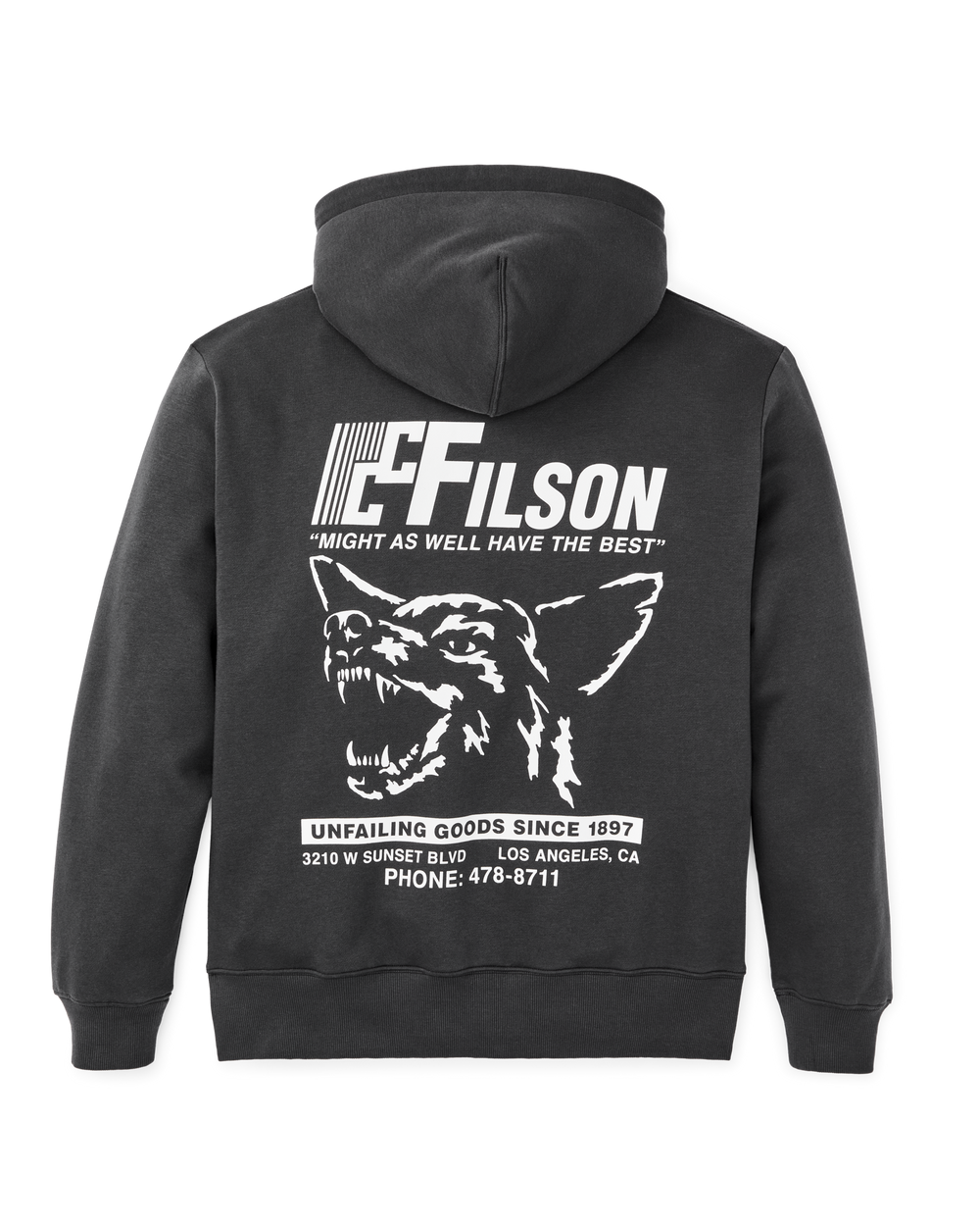 Silver Lake Graphic Hoodie - Faded Black