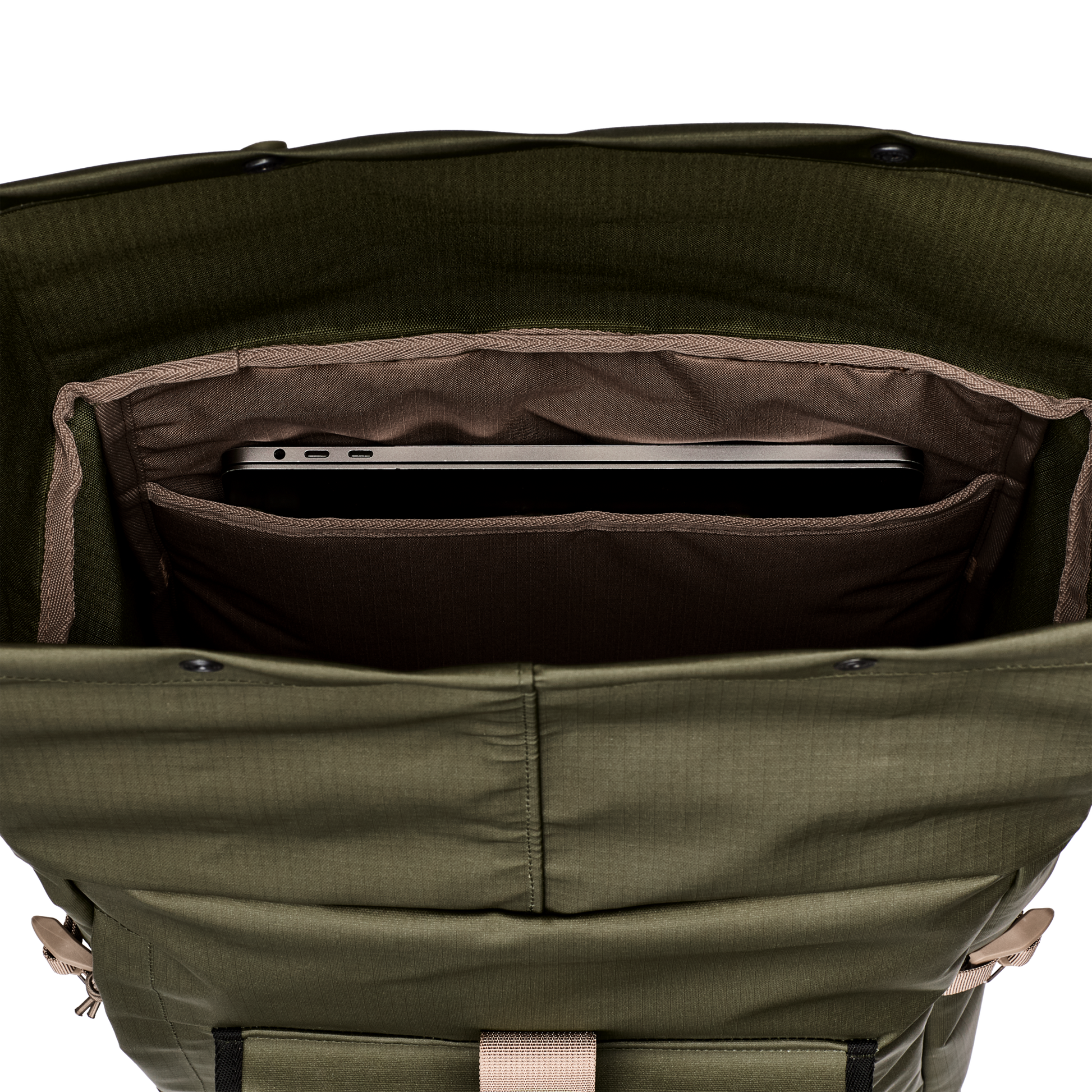 Alternate view of the Filson All-Weather Backpack - Olive / Black / Covert