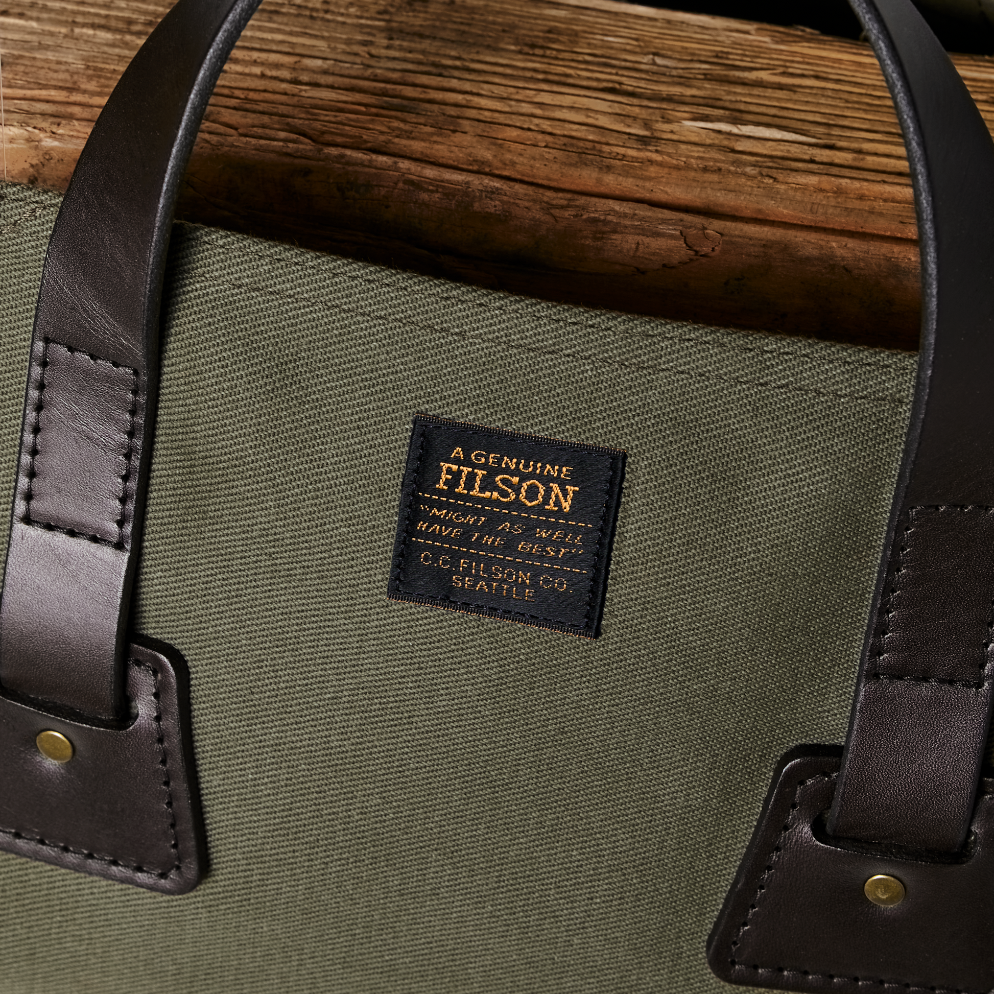 Rugged Twill Log Carrier | Filson Rugged Twill Log Carrier | Filson