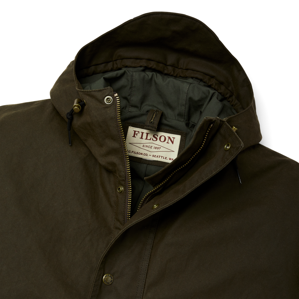 Alternate view of the Filson All Season Rain Coat - Root