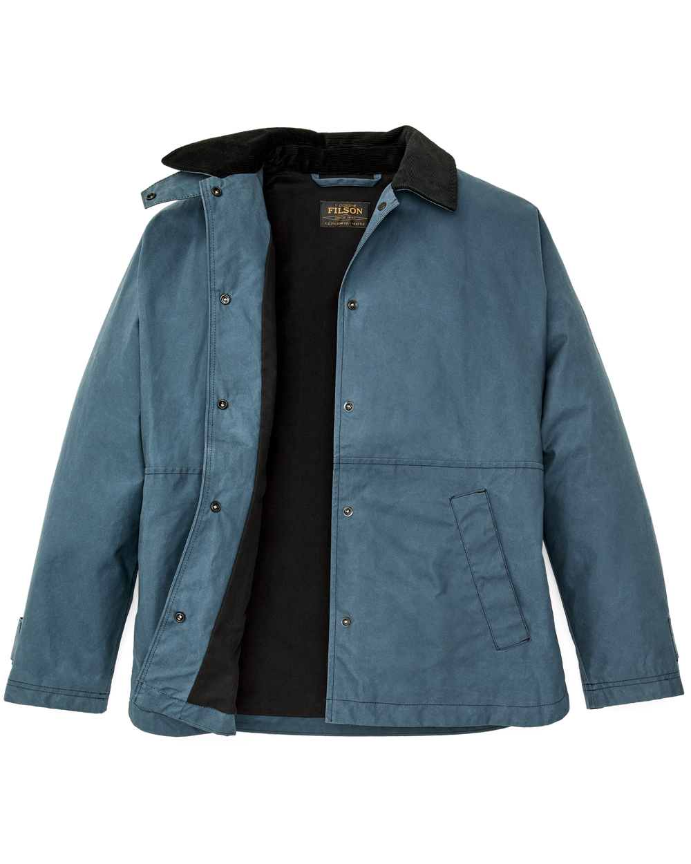 Alternate view of the Filson Women's Harbor Front Waxed Jacket - Navy