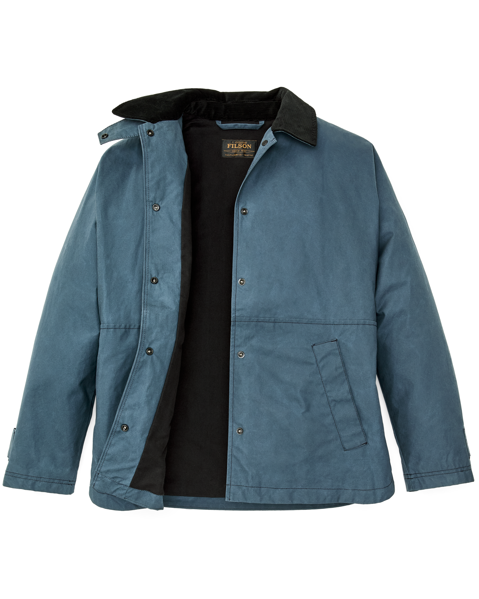 Alternate view of the Filson Women's Harbor Front Waxed Jacket - Navy