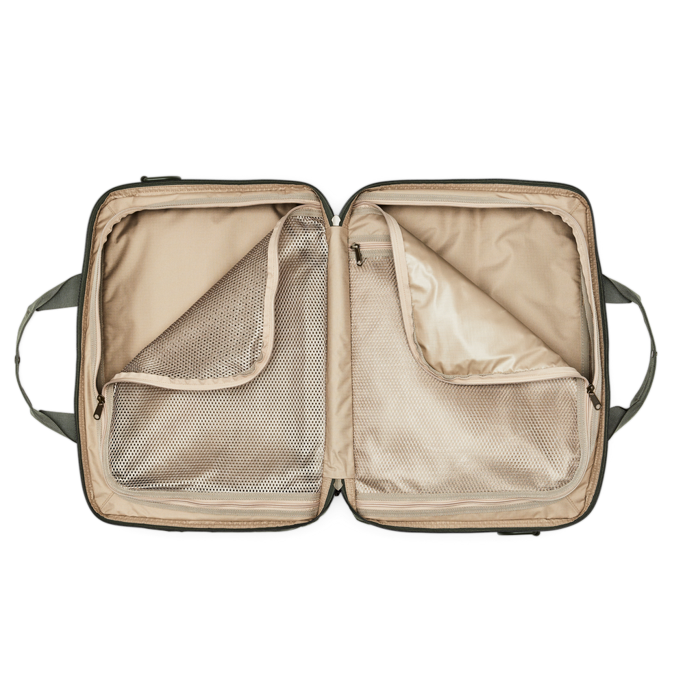 Alternate view of the Filson Surveyor Pullman Pack - Service Green