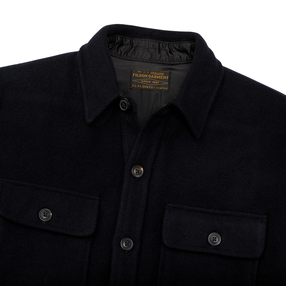 Alternate view of the Filson Cpo Wool Jac-shirt - Dark Navy