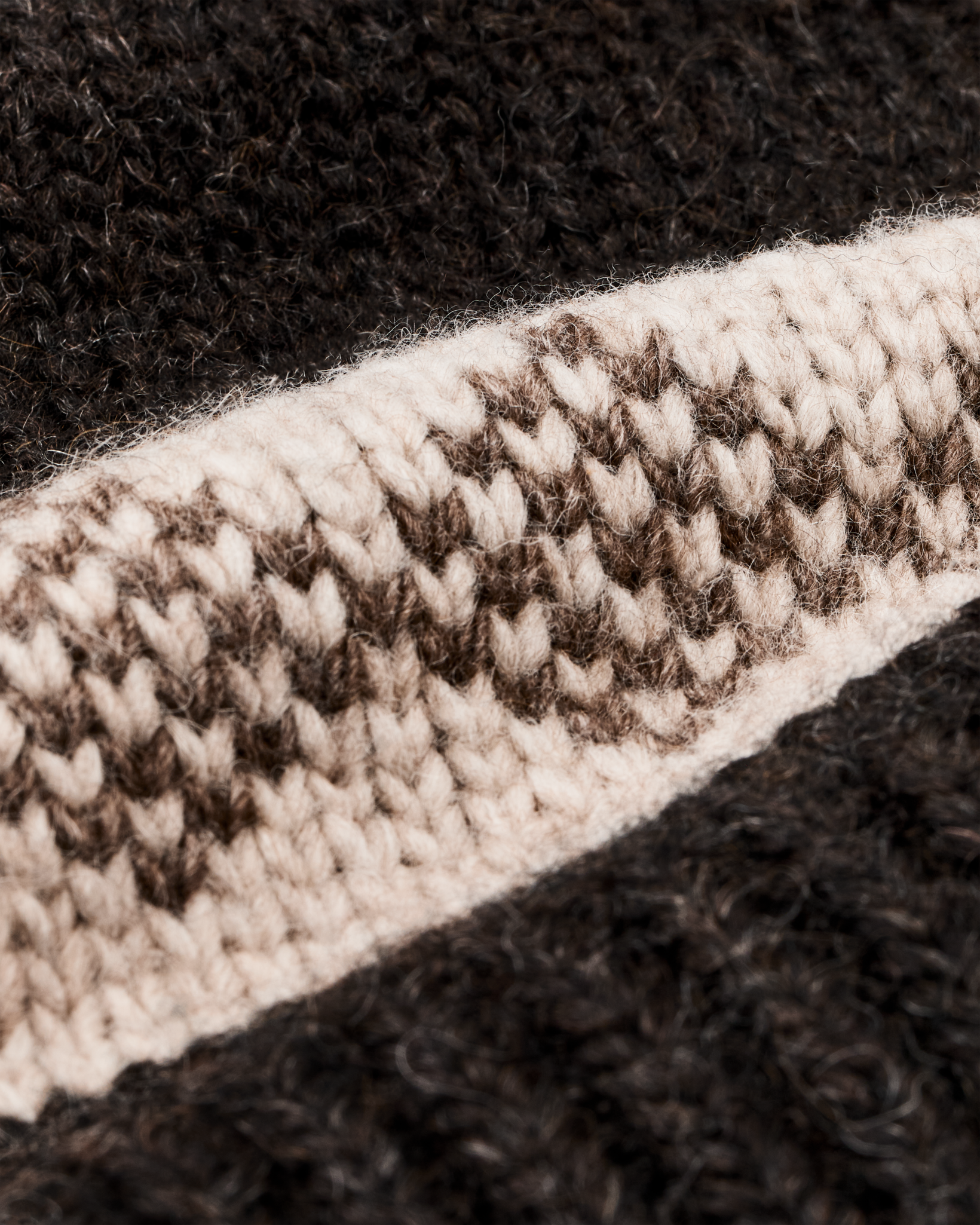 Women's Wool Vest - Dark Brown