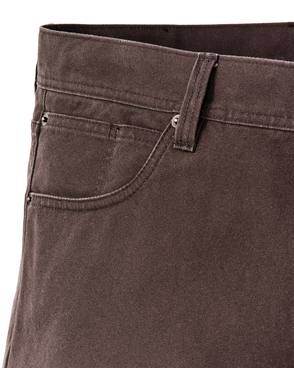Dry Tin Cloth 5-Pocket Pants - Seal Brown