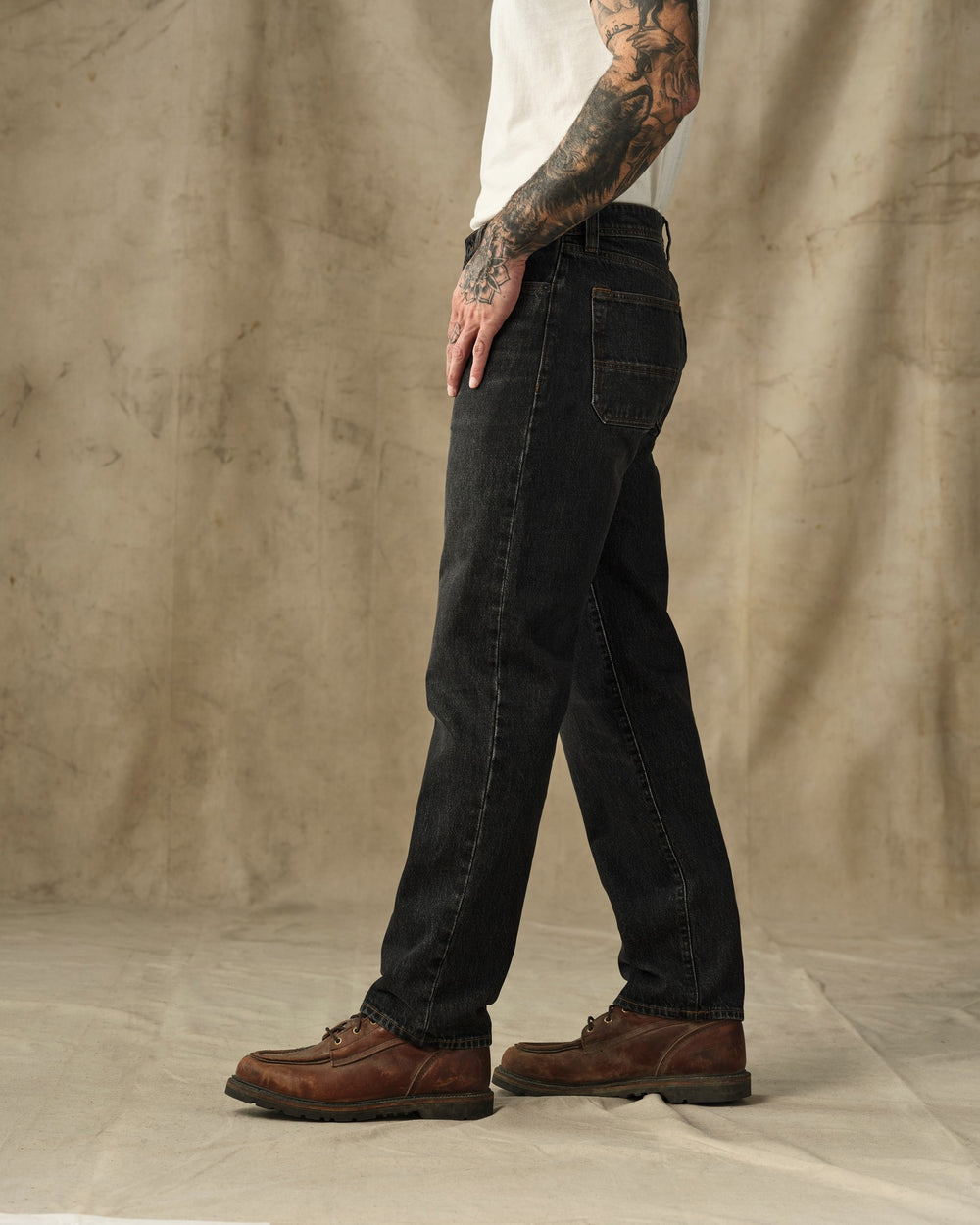 14-oz. Straight-Leg Jeans - Vintage Black