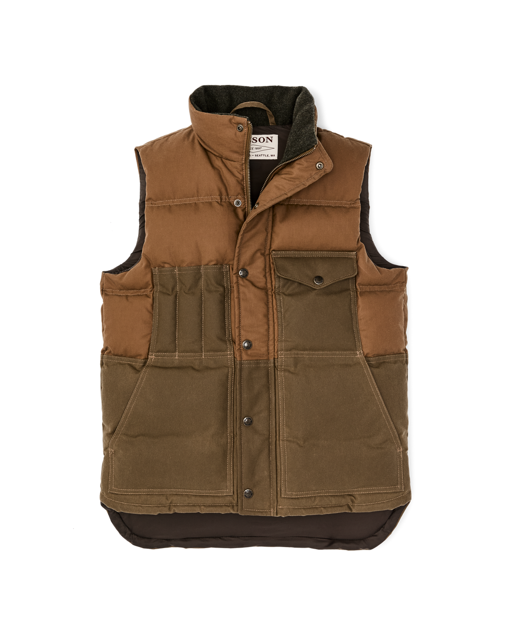 【珍品】USA製 FILSON モールスキンベスト XXL ダークブラウン Men's Goose Down Cruiser Vest | Filson