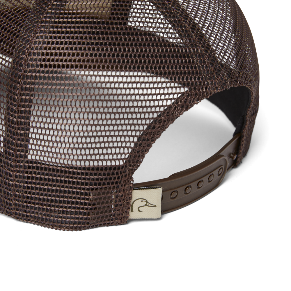 Alternate view of the Filson Ducks Unlimited Mesh Snap-back Logger Cap - Khaki