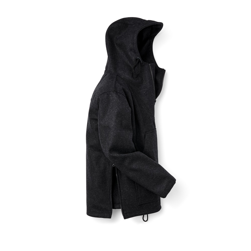 Alternate view of the Filson Yukon Wool Anorak - Charcoal