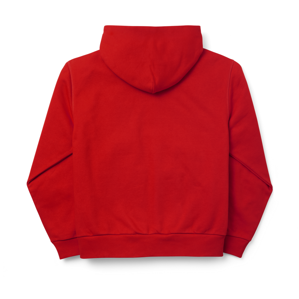 Alternate view of the Filson Prospector Hoodie - Red