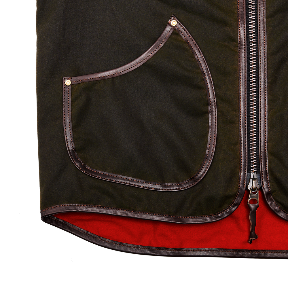 Alternate view of the Filson Filson X Sidnaw Vest - Burnt Olive