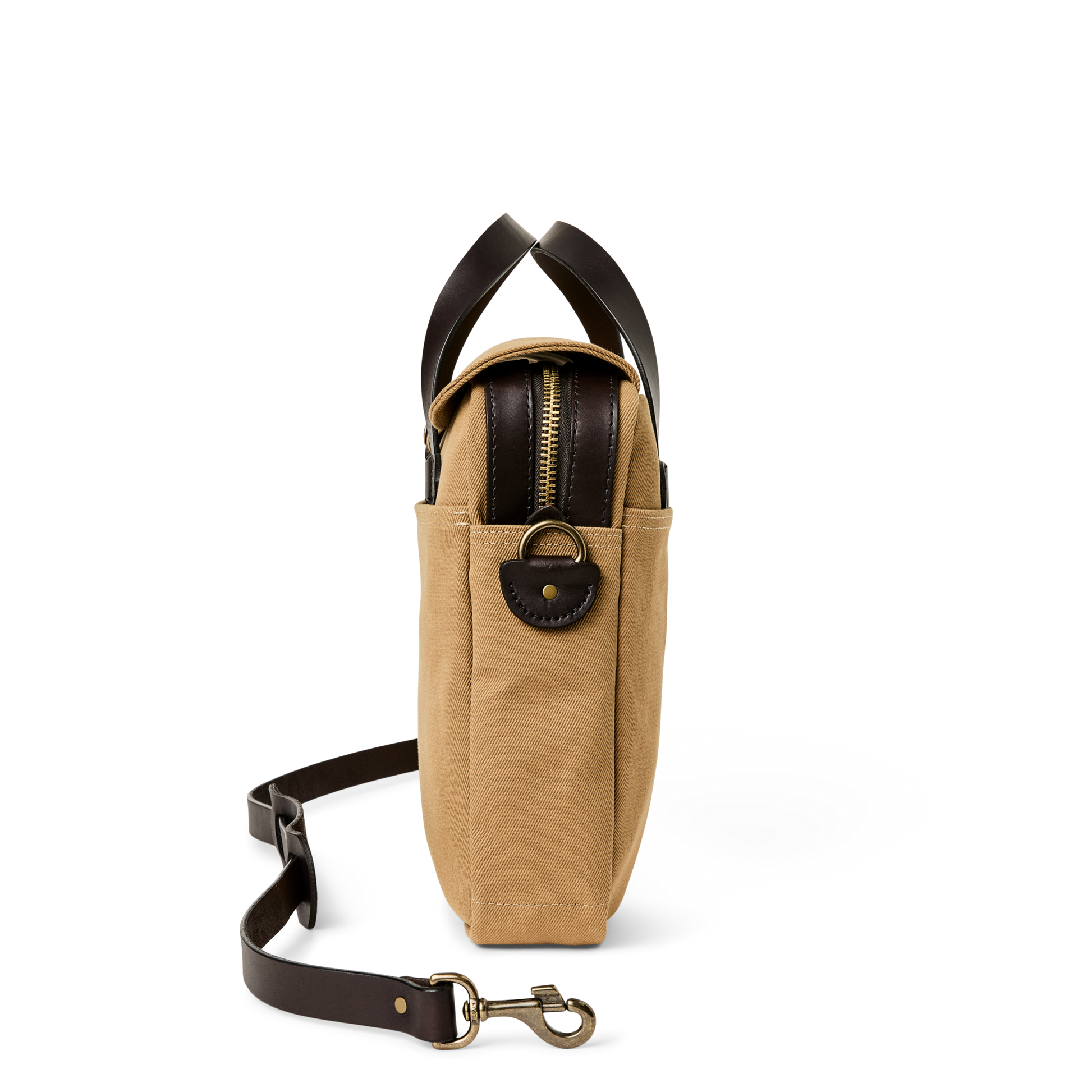 Rugged Twill Original Briefcase - Tan | Filson Rugged Twill Original Briefcase - Tan | Filson