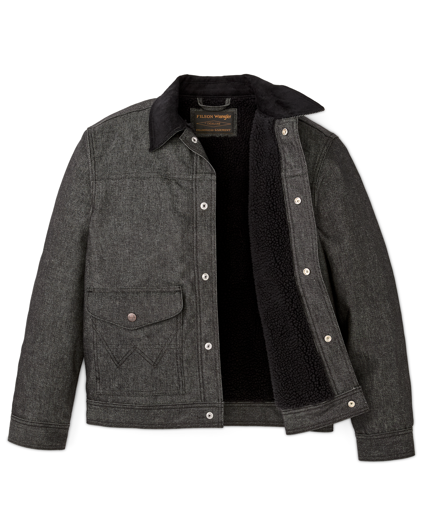 Wrangler X Filson Denim Work Jacket - Black