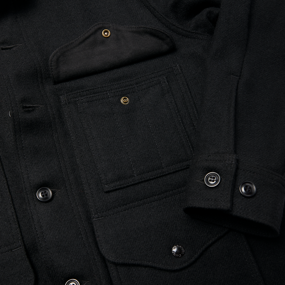 Alternate view of the Filson Mackinaw Wool Cruiser Jacket - Extra Long - Dark Navy