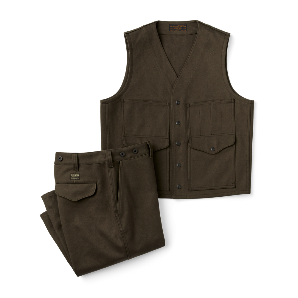 Alternate view of the Filson Rugged Twill Cruiser Vest - Root