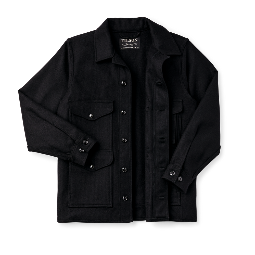 Alternate view of the Filson Mackinaw Wool Cruiser Jacket - Extra Long - Dark Navy