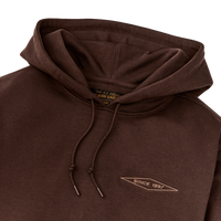 Prospector Embroidered Hoodie - Brown Diamond