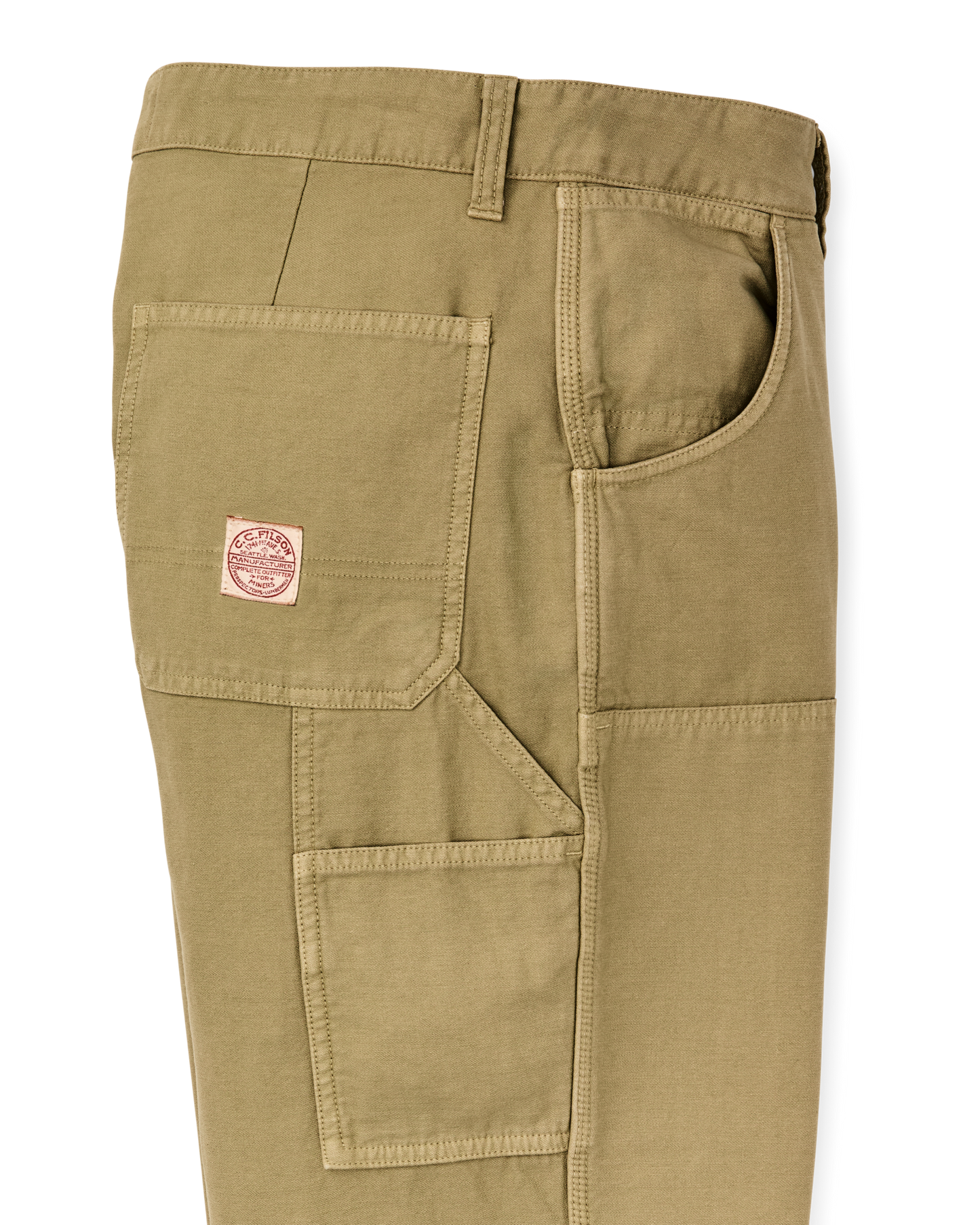 Women's Reverse Sateen Double Front Pants - Antique Khaki
