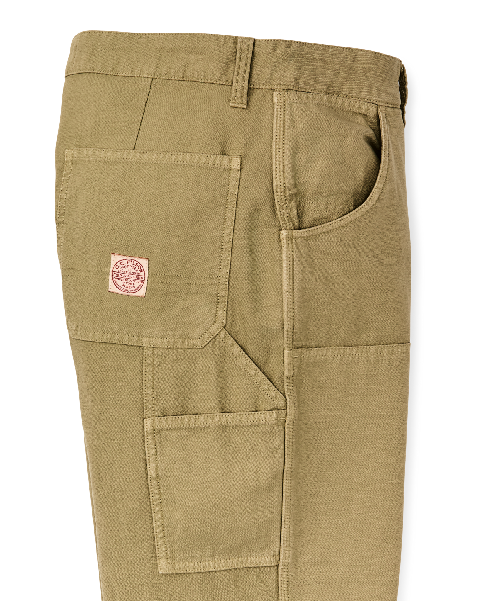 Women's Reverse Sateen Double Front Pants - Antique Khaki
