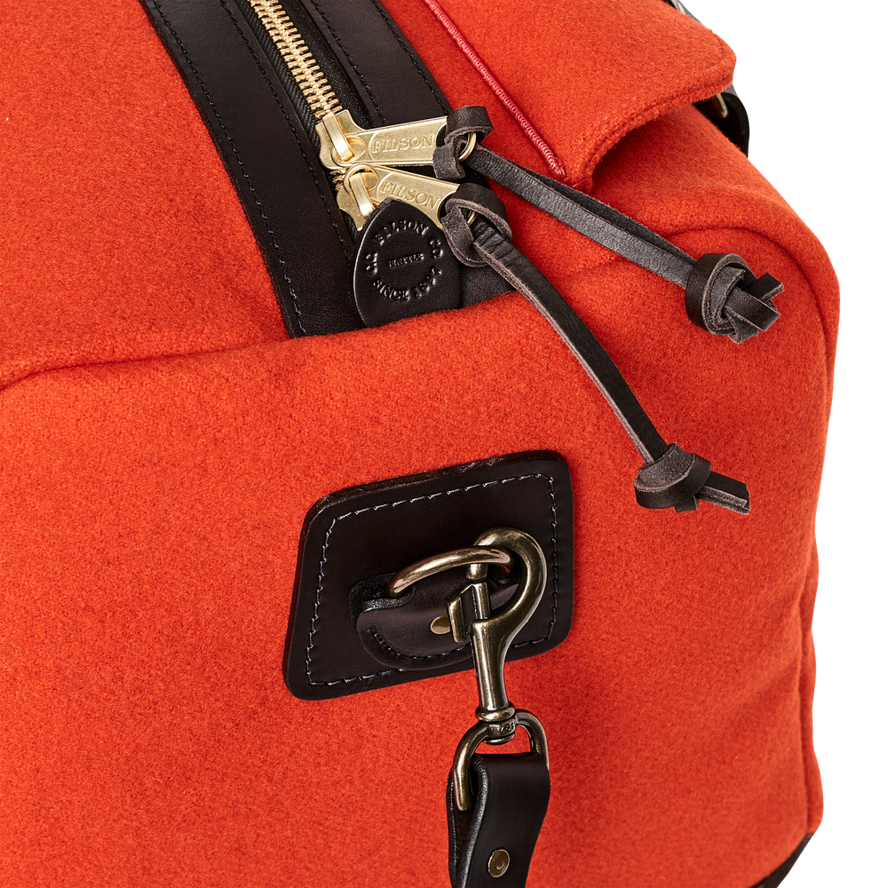 Alternate view of the Filson Medium Mackinaw Wool Duffle - Flame