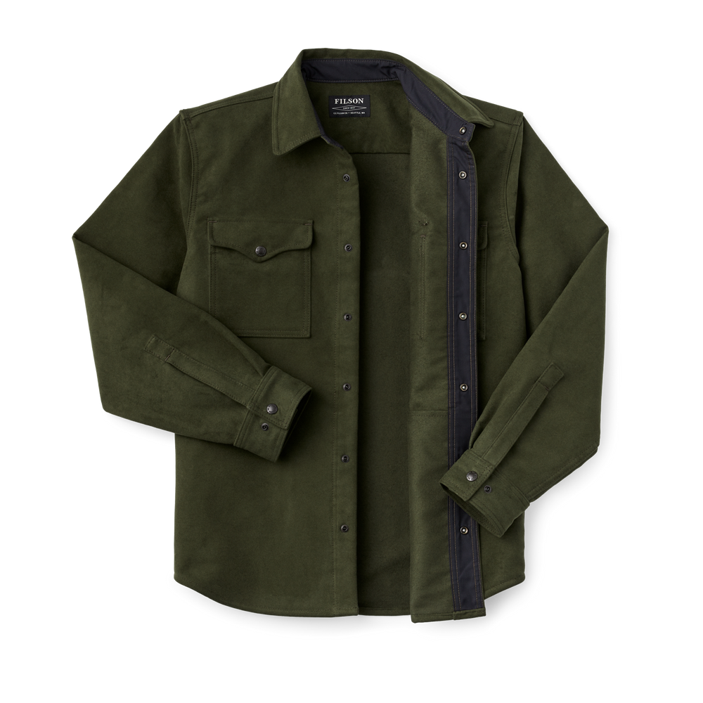 Alternate view of the Filson Moleskin Jac-shirt - Dark Olive