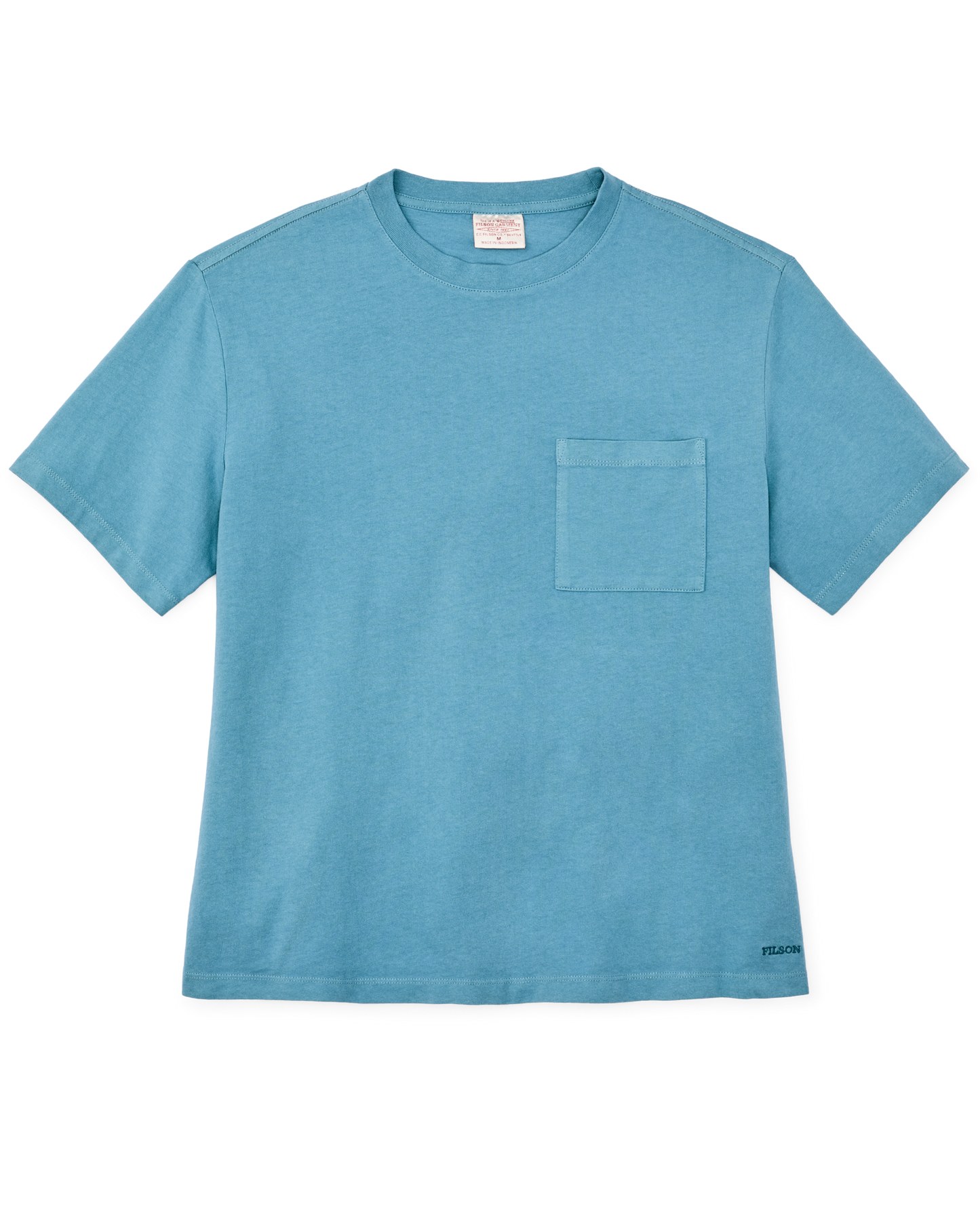 Women's Short Sleeve Pocket Tee - Storm Blue